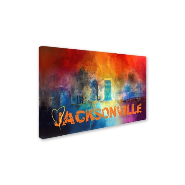 Jai Johnson 'Sending Love To Jacksonville' Canvas Art,30x47